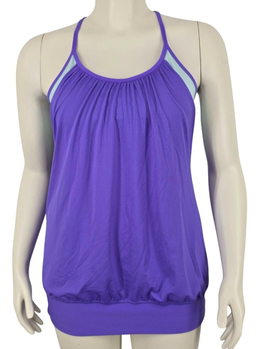 Women's Lululemon Purple Blue No Limits Racerback Tank Top Size 10 Athletic